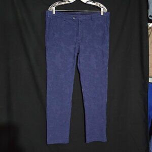 Roda Luca Roda Made in Italy Men's Pants - Blue Floral - Sz (36) EUR 50*